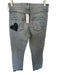 Mother Size 26 Light Gray Cotton Blend High Waist Button Fly Straight Leg Jeans Light Gray / 26