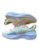Nike Shoe Size 6.5 Yellow & Peach Print Canvas Chunky Lace Up Athletic Sneakers Yellow & Peach Print / 6.5