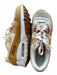 Nike Air Shoe Size 6.5 Tan & Brown Canvas & Leather Lace Up Athletic Sneakers Tan & Brown / 6.5