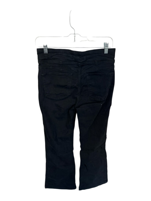 We The Free Size S Black Cotton Blend Waist Band Flare Jeans Black / S