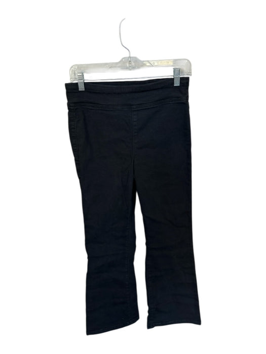 We The Free Size S Black Cotton Blend Waist Band Flare Jeans Black / S