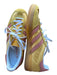 Adidas Shoe Size 6.5 Yellow & Pink Canvas & Leather Lace Up Athletic Sneakers Yellow & Pink / 6.5