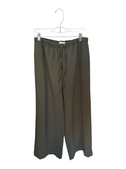 Aritzia Size M Olive Green Polyester Drawstring Wide Leg Pants Olive Green / M