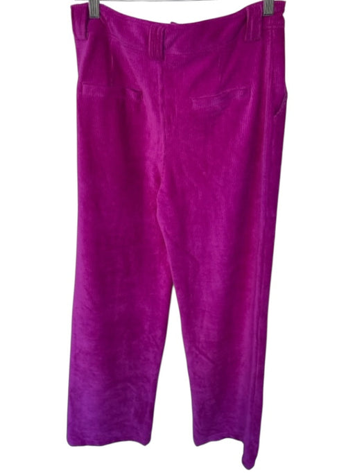 &merci Size L Chocolate Brown Polyester Blend High Waist Side Zip Wide Leg Pants Chocolate Brown / L