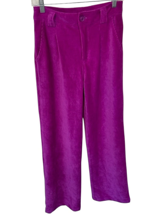 &merci Size S Purple Corduroy High Waist Wide Leg Pants Purple / S
