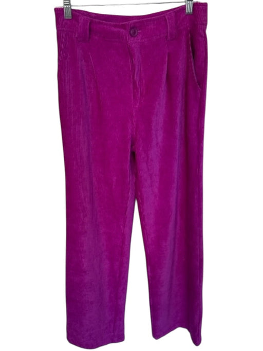 &merci Size M Purple Corduroy High Waist Wide Leg Pants Purple / M