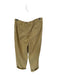 Free People Size 4 Tan Cotton Pleated Cuffed Pants Tan / 4