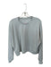 Lululemon Size Est M Light Blue Long Sleeve Cropped Athletic Sweatshirt Light Blue / Est M