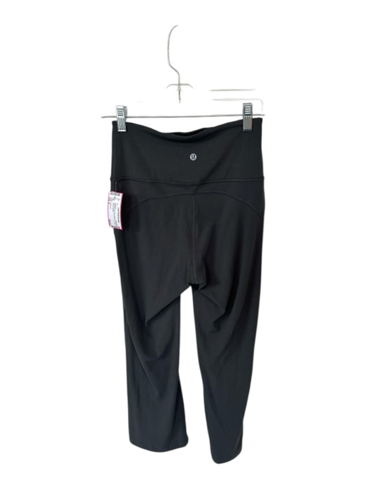 Lululemon Size 6 Charcoal High Waist Bootcut Cropped Athletic Leggings Charcoal / 6