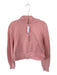 Lululemon Size XS/S Coral Pink Cotton Blend Long Sleeve Half Zip Cropped Hoodie Coral Pink / XS/S