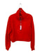 Lululemon Size XS/S Neon Orange Cotton Blend Long Sleeve Half Zip Cropped Jacket Neon Orange / XS/S