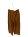 Lululemon Size 6 Brown Cotton Blend Waist Band Wide Leg Front Pockets Pants Brown / 6
