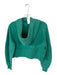 Lululemon Size XS/S Green Cotton Blend Long Sleeve Half Zip Cropped Hoodie Green / XS/S