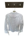 Zara Size M White Cotton Long Sleeve Button Down Lace Up Side Top White / M