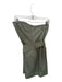 Abercrombie & Fitch Size S Sage green Cotton Blend Strapless Cargo Pockets Dress Sage green / S