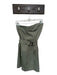 Abercrombie & Fitch Size S Sage green Cotton Blend Strapless Cargo Pockets Dress Sage green / S