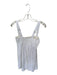 Abercrombie & Fitch Size S White Linen Blend Sleeveless Pleat Detail Dress White / S