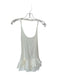 Zara Size M White Halter Neck Ruffles built in shorts Back Zip Dress White / M