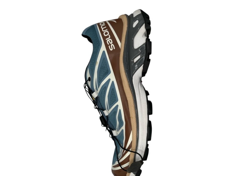 Salomon Shoe Size 6.5 Brown & Blue Canvas Perforated Athletic Sneakers Brown & Blue / 6.5