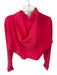 Lululemon Size Est XS/S Coral Pink Cotton Blend Full Zip Cropped Athletic Hoodie Coral Pink / Est XS/S