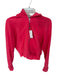 Lululemon Size Est XS/S Coral Pink Cotton Blend Full Zip Cropped Athletic Hoodie Coral Pink / Est XS/S