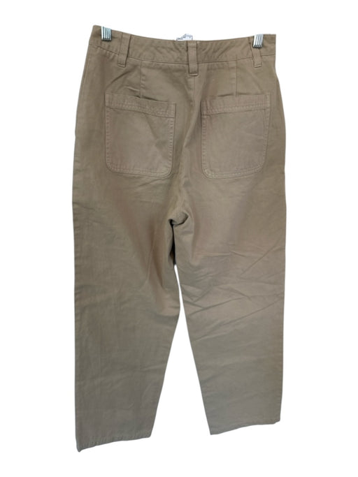 Sunday best Size 8 Khaki Cotton High Waist Wide Leg Pants Khaki / 8