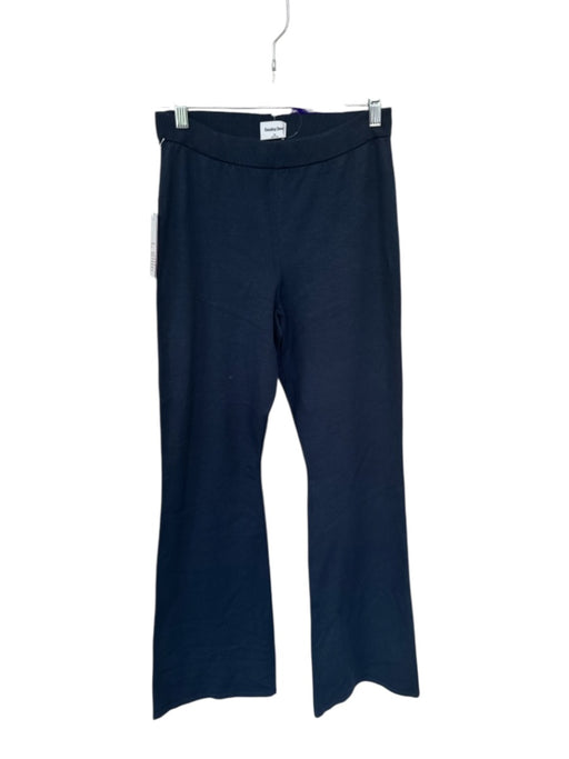 Sunday best Size M Navy Viscose Elastic Waist High Waist Flare Pants Navy / M