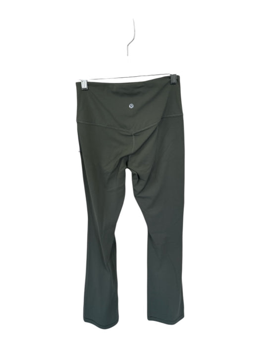 Lululemon Size 6 Olive Green Waist Band Flare Athletic Pants Olive Green / 6