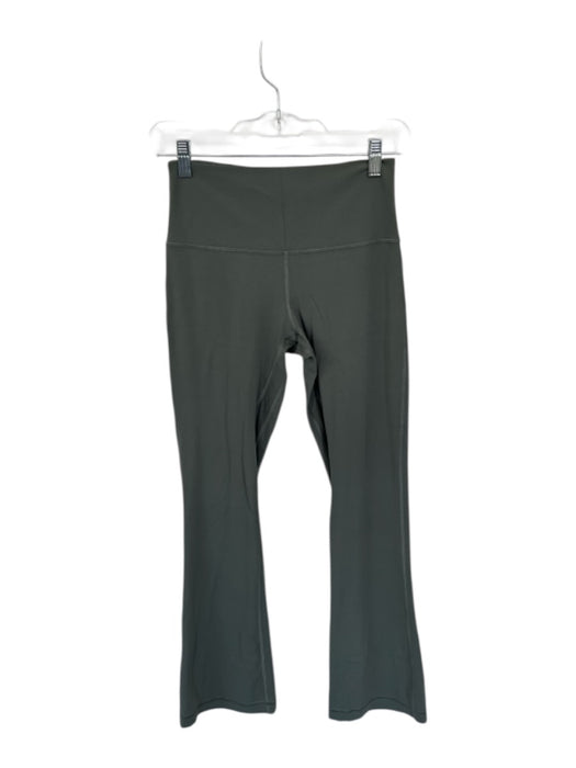 Lululemon Size 6 Olive Green Waist Band Flare Athletic Pants Olive Green / 6