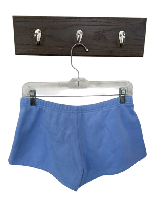 Aritzia Size S Periwinkle Blue Cotton Blend Low Rise Elastic Waist Shorts Periwinkle Blue / S