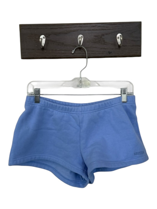 Aritzia Size S Periwinkle Blue Cotton Blend Low Rise Elastic Waist Shorts Periwinkle Blue / S