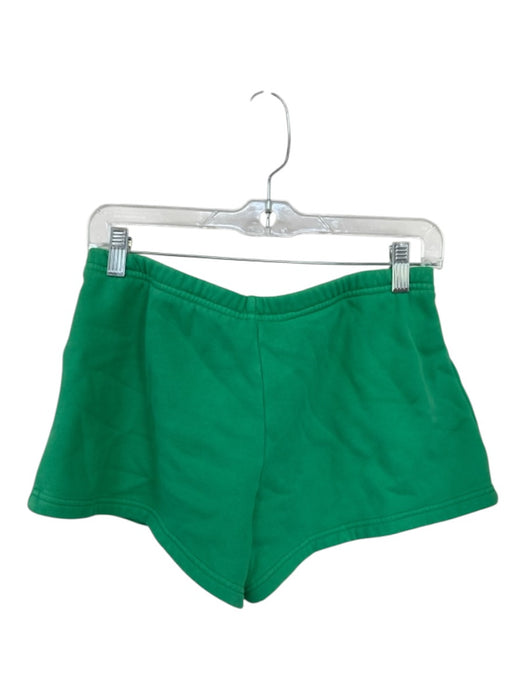 Aritzia Size S Green Cotton Blend Low Rise Elastic Waist Athletic Shorts Green / S