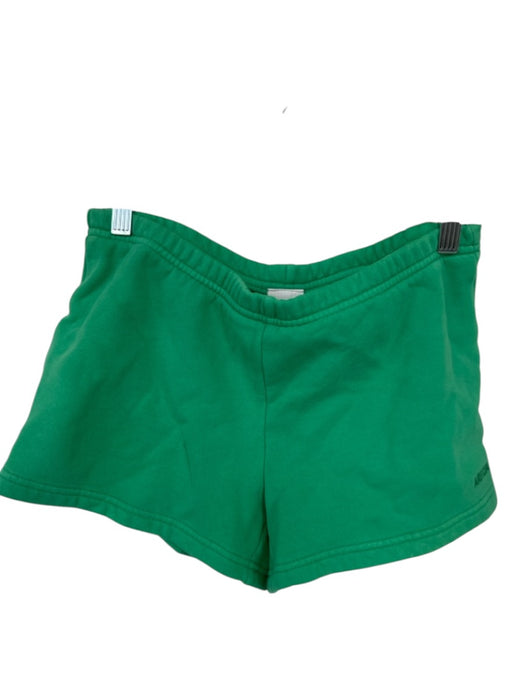 Aritzia Size S Green Cotton Blend Low Rise Elastic Waist Athletic Shorts Green / S