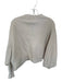 Nike Size XS Bone Cotton Blend Long Sleeve Snap buttons Cropped Athletic Jacket Bone / XS