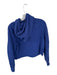 Lululemon Size XS/S Navy Cotton Blend Hood Half Zip Cropped Athletic Jacket Navy / XS/S