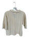 by Together Size S Cream Acrylic Loose Knit Collar Button Down Sweater Cream / S