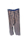 Hand Over Size M Pink & blue Cotton Elastic Waist Plaid Lounge Pants Pink & blue / M