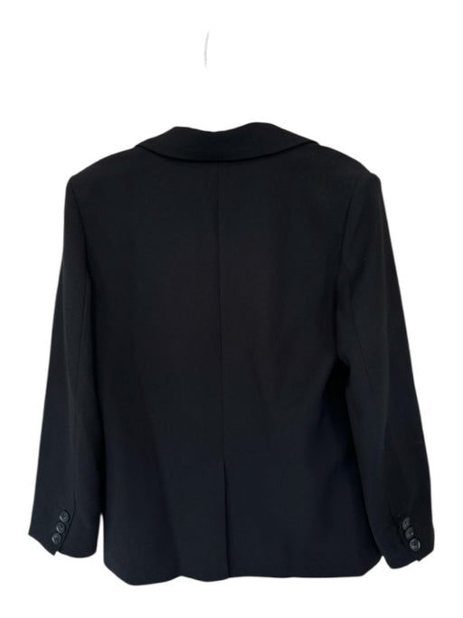 by Together Size S Black Polyester Long Sleeve Double Breast Blazer Jacket Black / S