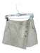 We The Free Size 27 Cream Vegan Leather Buttons Mini Skort Cream / 27