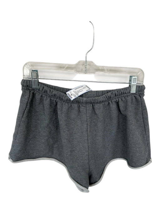 Aritzia Size M Gray Cotton Drawstring Heathered Athletic Shorts Gray / M