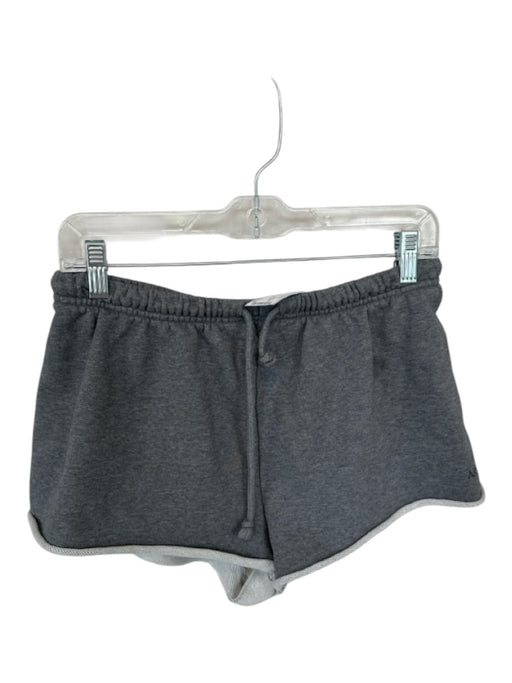 Aritzia Size M Gray Cotton Drawstring Heathered Athletic Shorts Gray / M