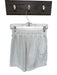 Alo Size XS White Cotton Blend High Waist Drawstring Bermuda Athletic Shorts White / XS