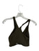 Alo Size M Olive Green Built in bra Racerback Cropped Athletic Top Olive Green / M