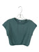 Alo Size Est M Sage green Cap Sleeve Elastic Waist Athletic Top Sage green / Est M