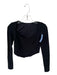 Alo Size M Black Built in bra Long Sleeve Square Neck Athletic Top Black / M