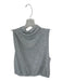 Alo Size M Light Gray Polyester Blend Mock Neck Sleeveless Elastic Waist Top Light Gray / M