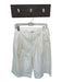 Aritzia Size 6 Light Cream Cotton Blend Low Rise Pleat Chino Cropped Pants Light Cream / 6