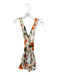 Zara Size M Orange & Green Polyester Sleeveless Oranges Bubble Hem Dress Orange & Green / M