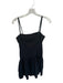 Abercrombie & Fitch Size S Black Cotton Blend Spaghetti Strap Bubble Hem Dress Black / S