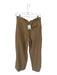 Free People Size 4 Tan & Pink Cotton Mid Rise Pleat Detail Striped Pants Tan & Pink / 4